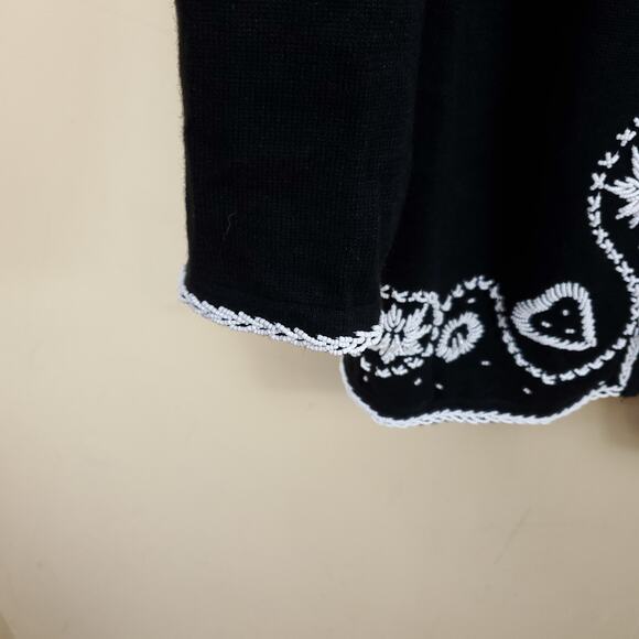 Terazzo Beaded Full Zip Sweater Size XL - Picture 6 of 9